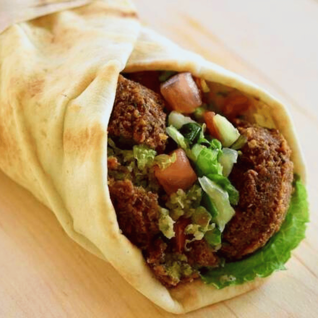 falafel sandwich or wrap